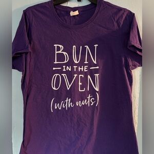 Maternity t-shirt XL purple